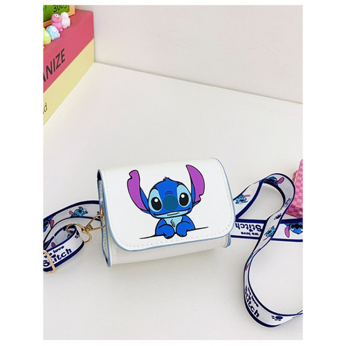 Fashionable children's single-shoulder crossbody bag PU backpack snack bag cartoon Steve Irwin baby wallet