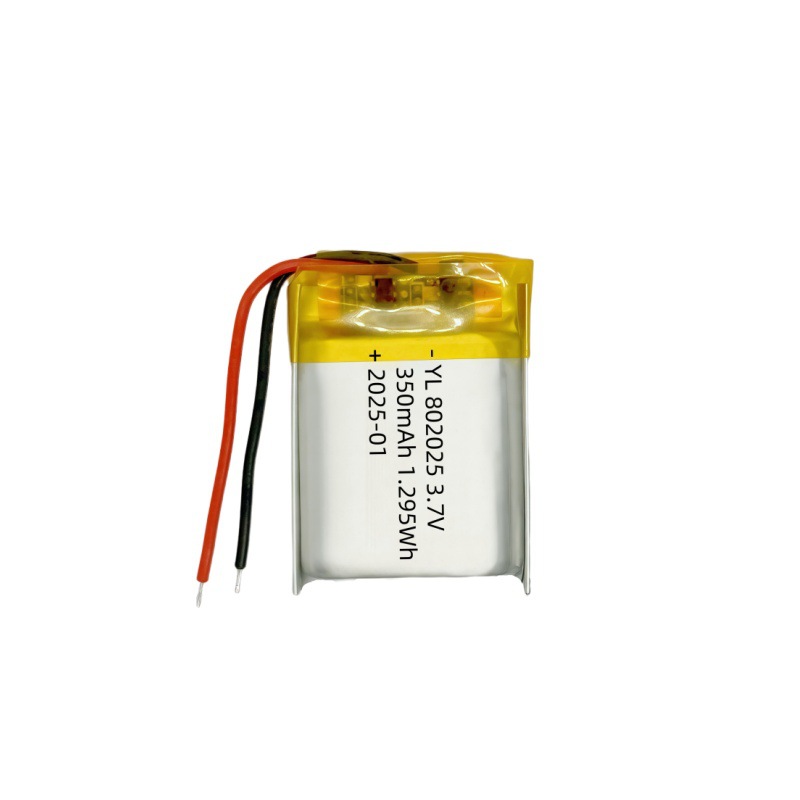 802025/350mAh 배터리(보호 보드 콘센트 포함)