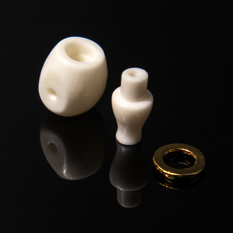 チベット高磁器ラクダ骨三方仏頭文具仏珠ブレスレット DIY アクセサリースプリット三方星月菩提アクセサリー|undefined