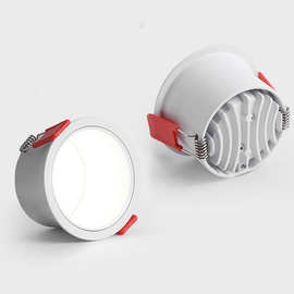 led嵌入式酒店客厅办公室孔灯洞灯批发筒灯 家用天花防眩窄边射灯