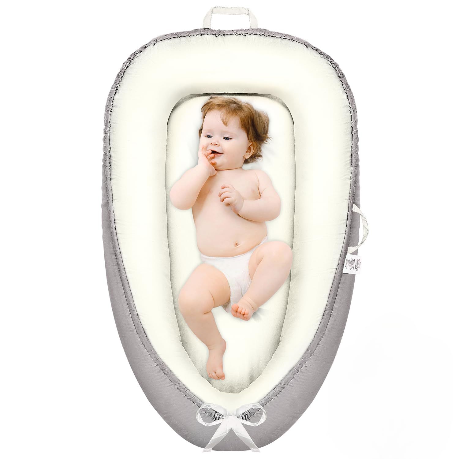 Beanlala Mason Cooperative Factory Cuna portátil Cama media Cama plegable Biónica para recién nacidos Silla reclinable