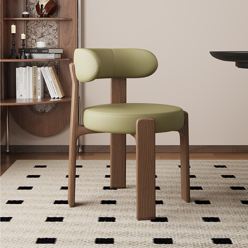 Sillas de comedor de madera sólida retrógrada francesa sillas de comedor de estilo medieval sillas de diseño de alta calidad sillas de respaldo nórdicas