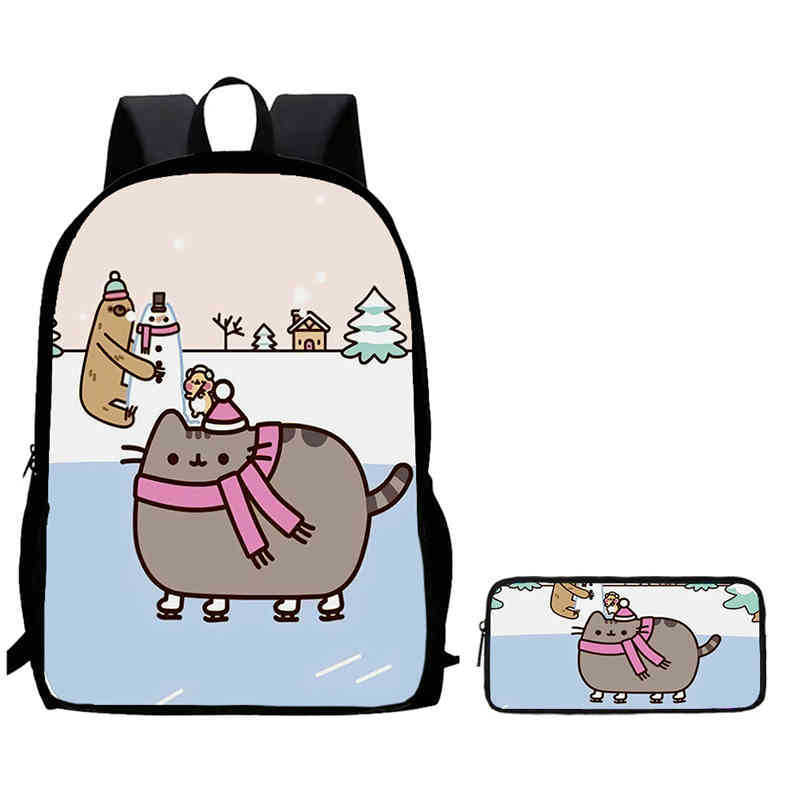 17inch 백팩 + 심플 필통-06