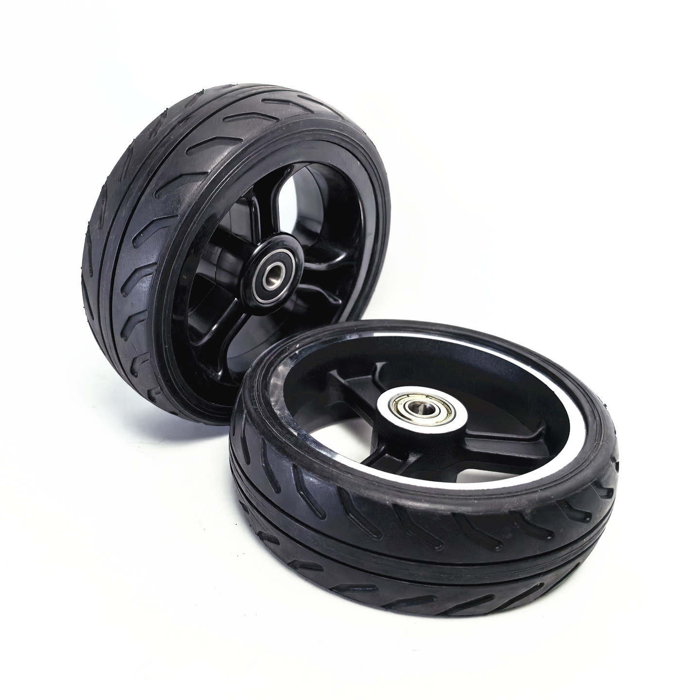 5-inch 5x1.6 electric scooter shopping cart, no inflation required, explosion-proof tire wheel assembly, 5x2 solid tire, complete wheel