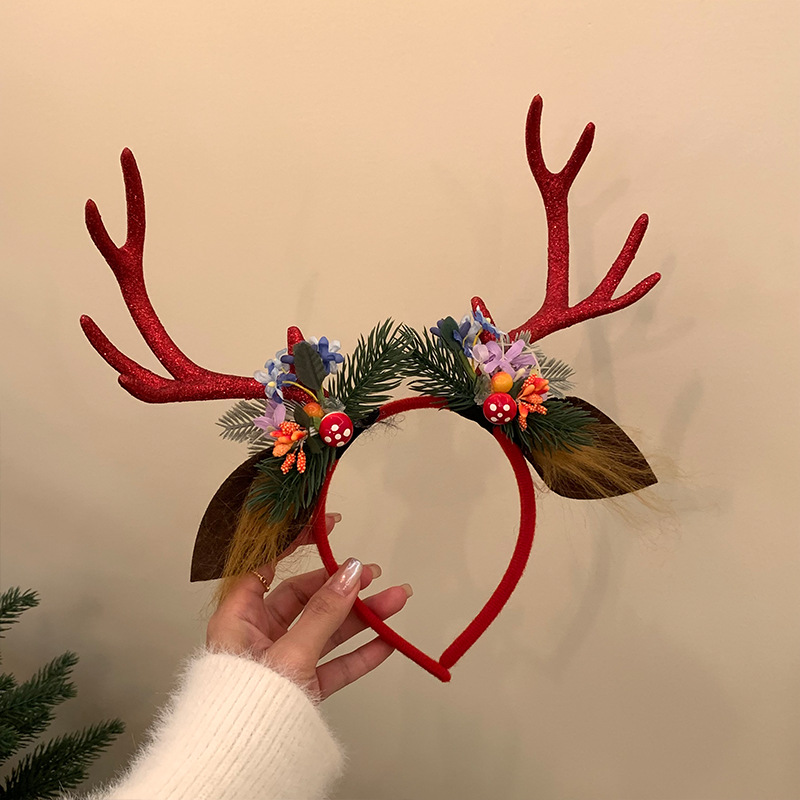 Morsi corno de ciervo 2024 nuevo clip de cabello corno de ciervo toque de cabello foto foto con toque de cabeza