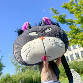 批发毛绒包包少女2026新款可爱猫咪公仔洛丽塔卡通抓机娃娃玩具包