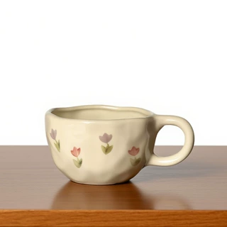陶瓷杯  高颜值 咖啡杯 牛奶杯 泡茶喝茶 轻奢简约 小众 设计感