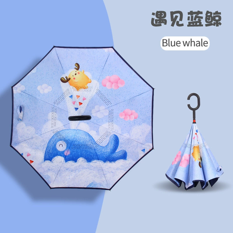Children's cartoon handle, umbrella for students, custom-made