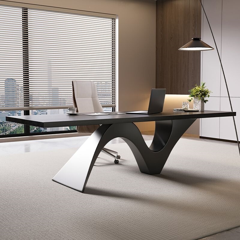 Solid Wood Large Board Luxury Designer Office Desk for Executive and Manager Offices, Small Boss Desk Work Station Solid Wood Large Board Luxury Designer Office Desk for Executive and Manager Offices, Small Boss Desk Work Station