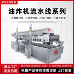 炸虎皮鸡爪油炸机炸蛋网红螺蛳粉漩涡炸蛋鸡米花麻花油炸流水线