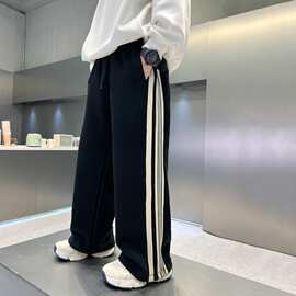 儿童装男童裤子2025新款春秋夏款大童薄款运动夏季休闲防蚊长裤潮