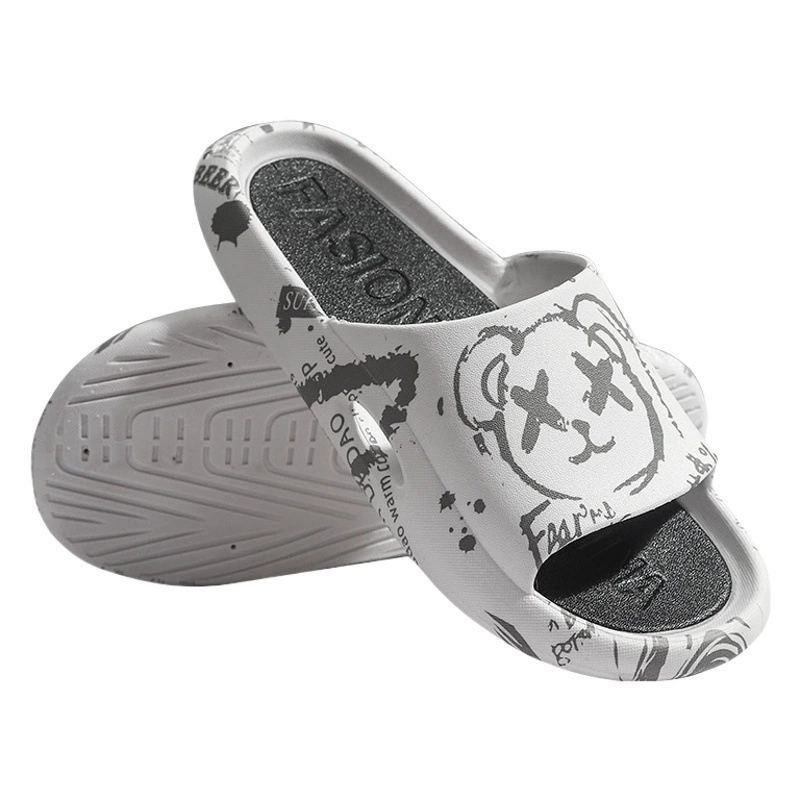 2024, новый стиль, тапочки без шнуровки, женские летние модные уличные модные домашние повседневные Нескользящие сандалии на платформе, новый стиль, 2024