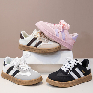 Children's board shoes low-top 2025 spring and summer new girls casual shoes breathable boys sneaker primary school students shoes