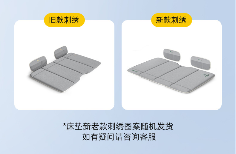 Aichewu Latex Car Travel Bed Multifunctional Bed Car Rear In-Car Sleeping Handy Gadget Seat Folding Mattress