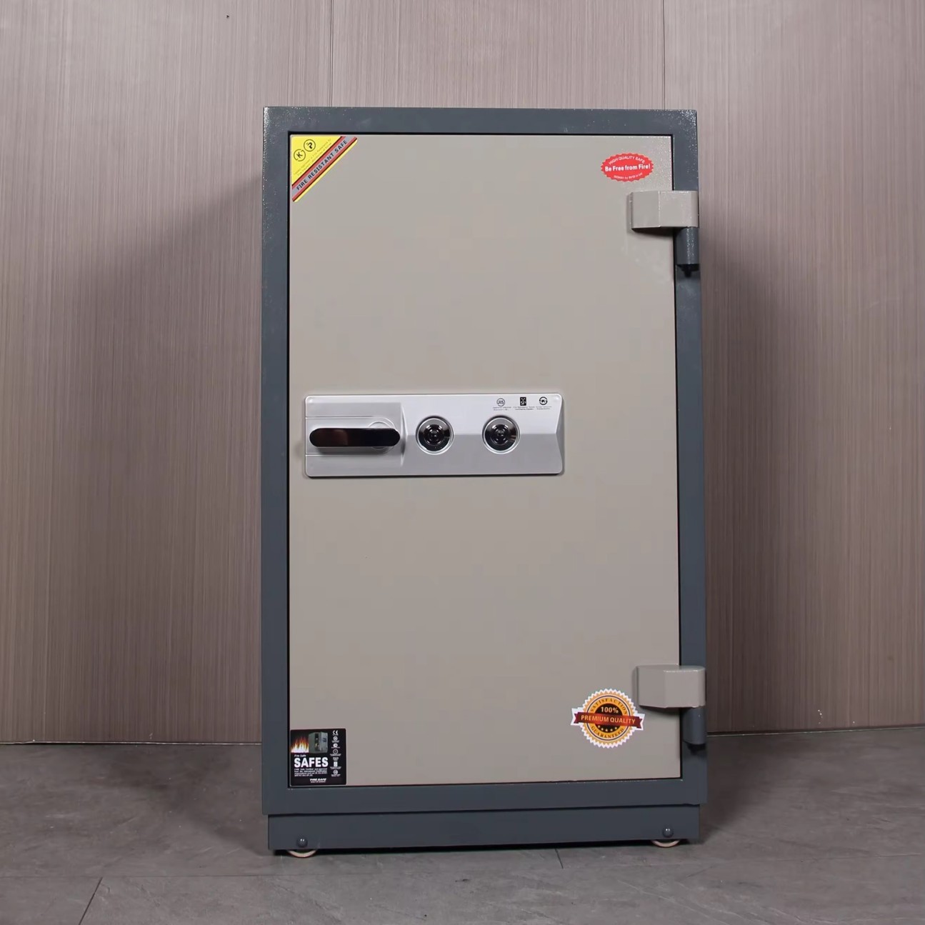 防火防盗防潮家用保险柜大型办公老式转盘机械双锁外贸跨境保管箱