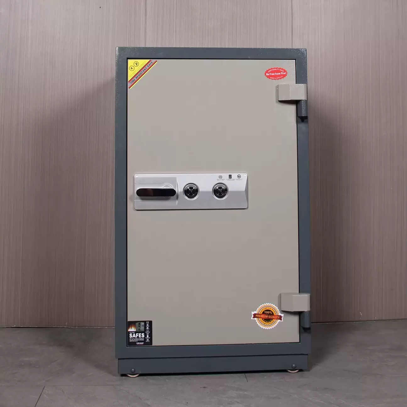 防火防盗防潮家用保险柜大型办公老式转盘机械双锁外贸跨境保管箱