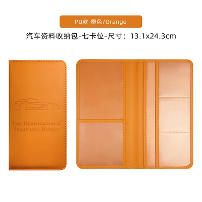 leather wallet, Sürətlər qutusu və əl tormozu başlıqları - orange-car-information-pack
