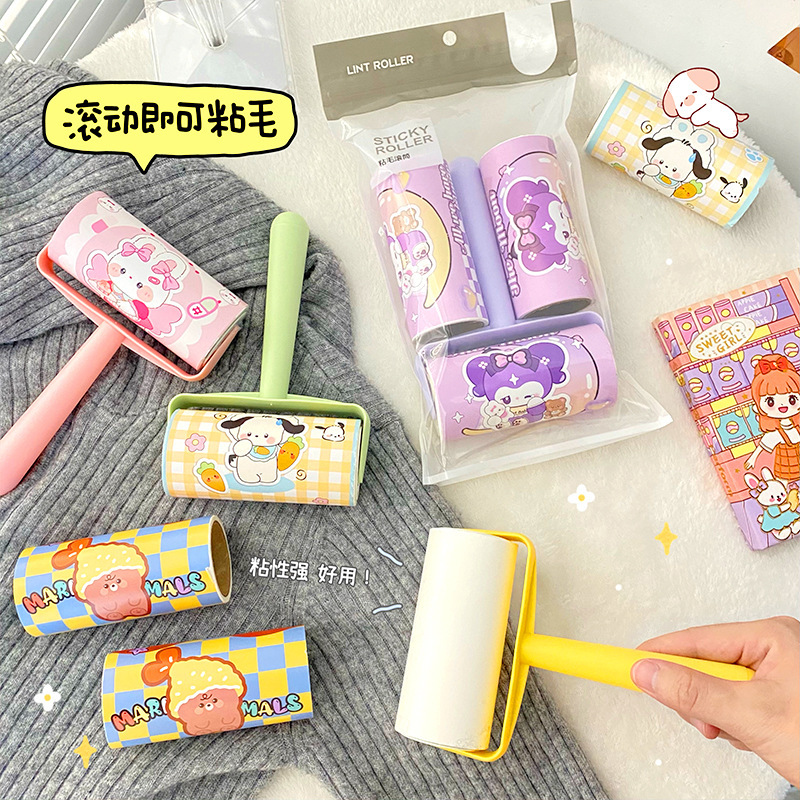 新型アニメ粘毛器セットローラー引き裂き式冬服除毛ローラーペット粘毛神器卸売り|undefined