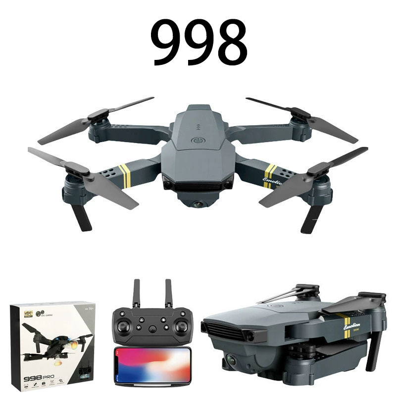 Dron e88 plegable transfronterizo e99 cuadricóptero de fotografía aérea de doble cámara de alta definición e58 juguete de avión de control remoto