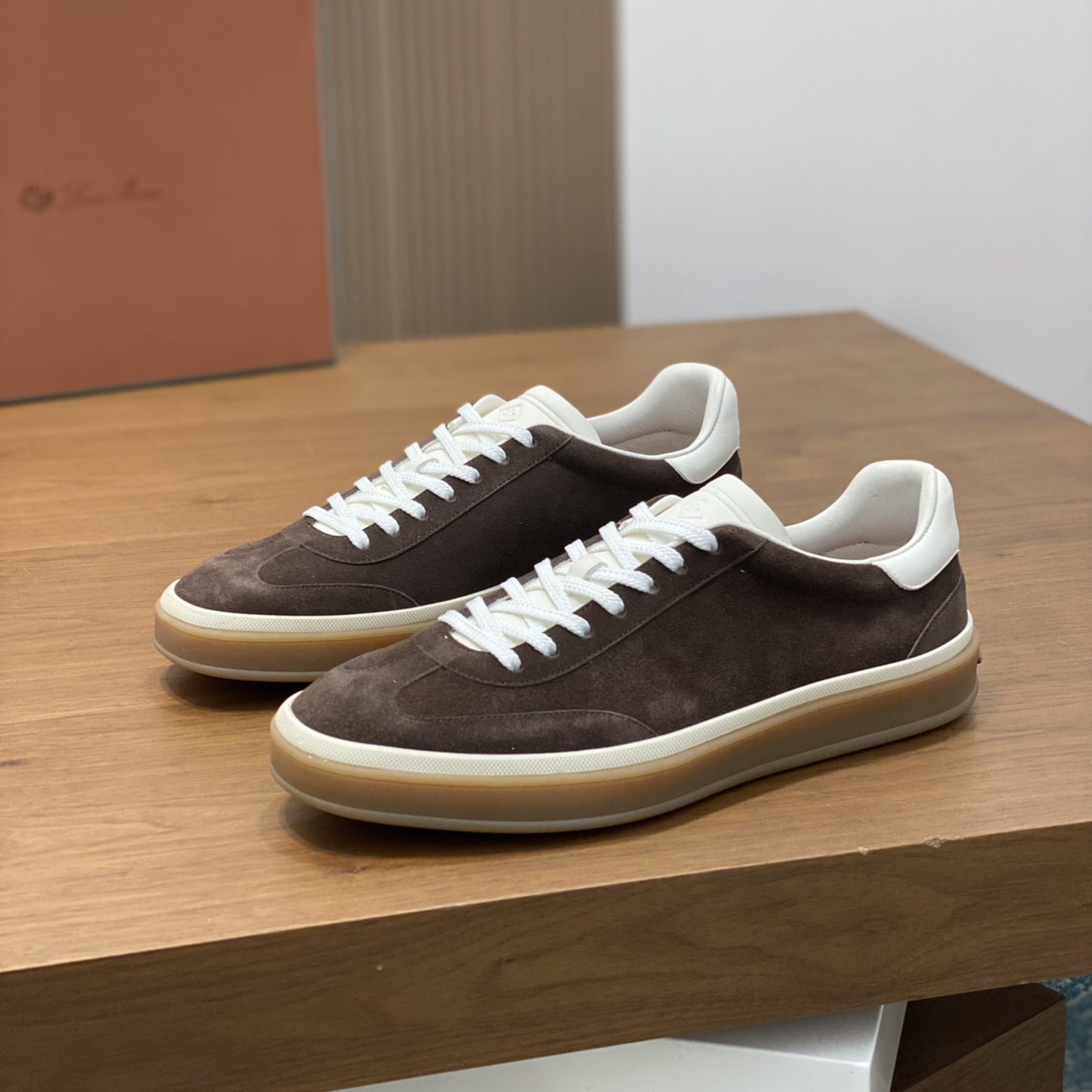 Baskets basses homme en daim style rétro chaussures décontractées_voghion.com