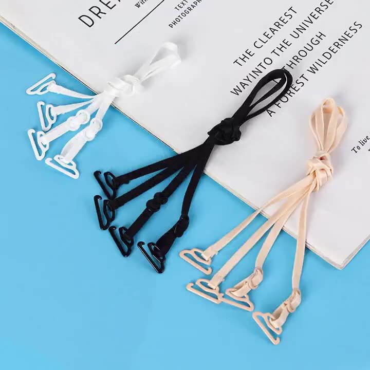 5mm Nylon Intimates Spaghetti Straps Non-Slip Invisible Beautiful Back Seamless Straps Cross Can Be Exposed Women's Bra Straps Women 5mm Nylon Intimates Spaghetti Straps Non-Slip Invisible Beautiful Back Seamless Straps Cross Can Be Exposed Women's Bra Straps Women