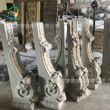 厂家直供GRC斗拱 欧式别墅造型GRC水泥构件 梁托檐下装饰线条定制