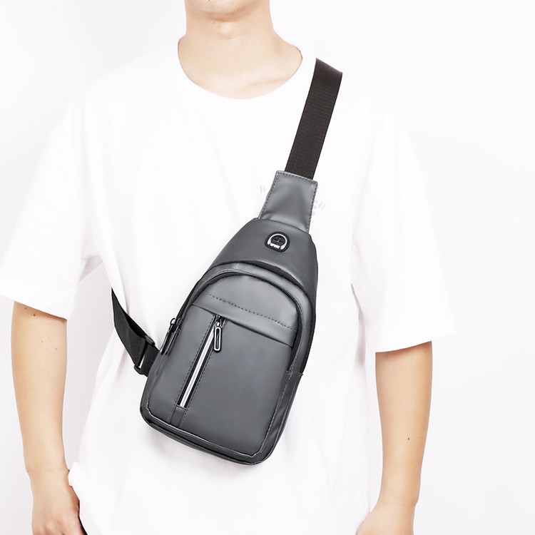 2025 New Arrival Men's Oxford Cloth Chest Bag Multifunctional Sports Outdoor Leisure Shoulder Bag Crossbody Bag