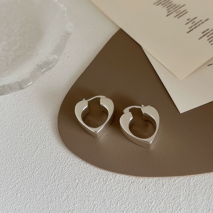 Drop Earrings, Minimal Universal Design, Copper Base with Silver Plating, Lightweight 6 g