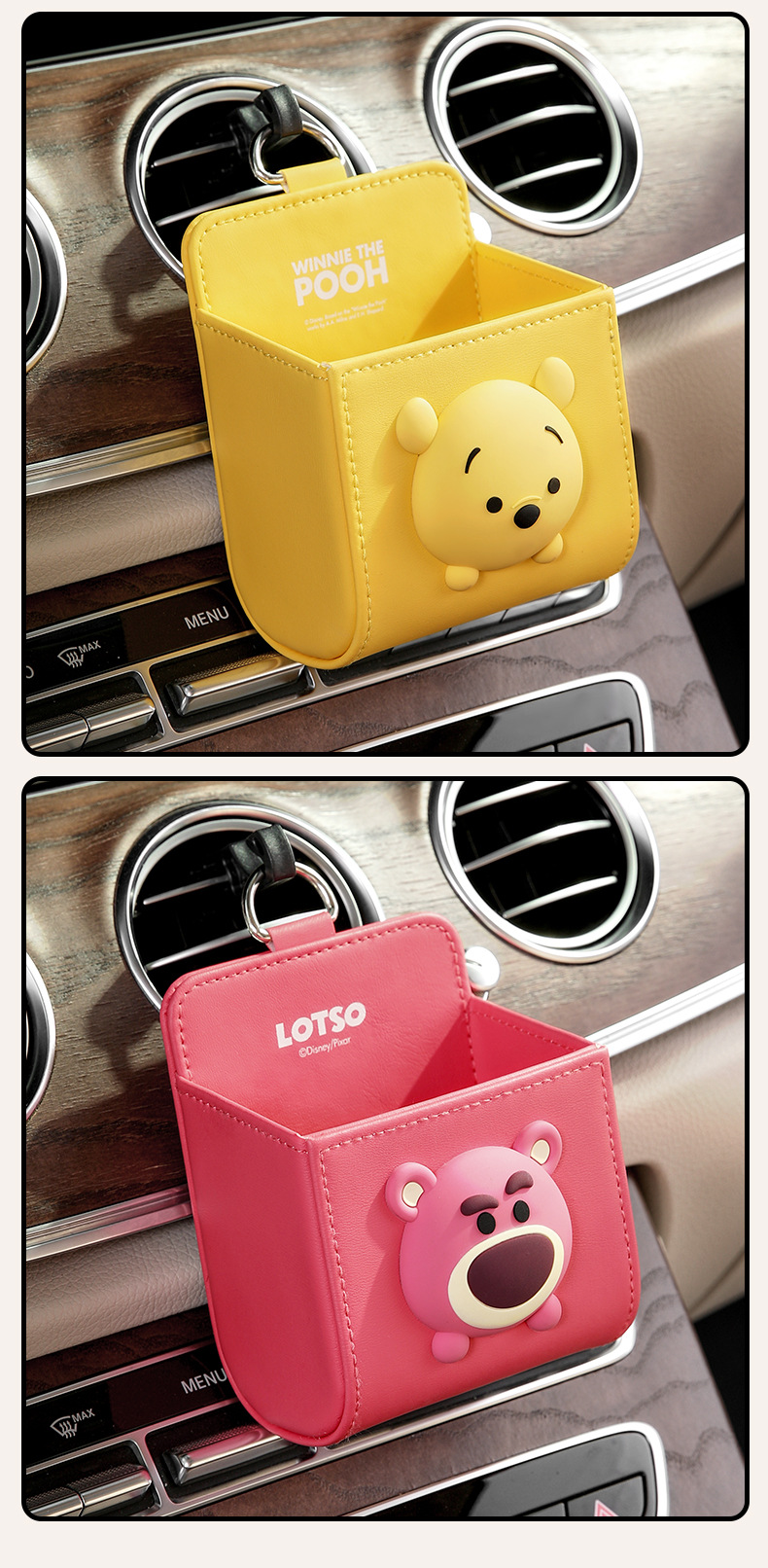 Car Air Vent Storage Bag, Storage Box, Car Interior Storage Bag, Hanging Bag, Car Essentials, Phone Holder