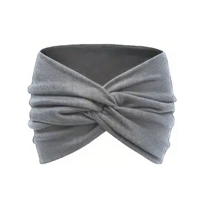 Bohemia Europa y América correa de cabello deportiva damas ancho yoga elástico correa de cabello correa de cabello deportiva toques de cabello