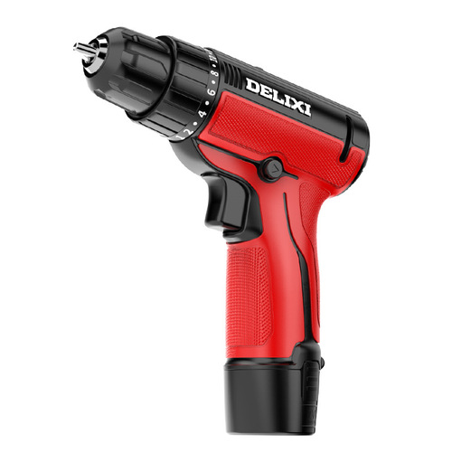 Delixi electric hand drill household lithium multi-function pistol drill rechargeable electric screwdriver hand drill tool