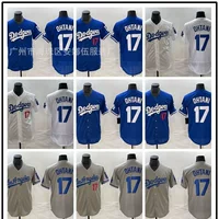Оптовая торговля 2024: бейсбольная форма Dodgers № 17 OHTANI с вышивкой, джерси японской команды Ohtani Shugo для фанатов