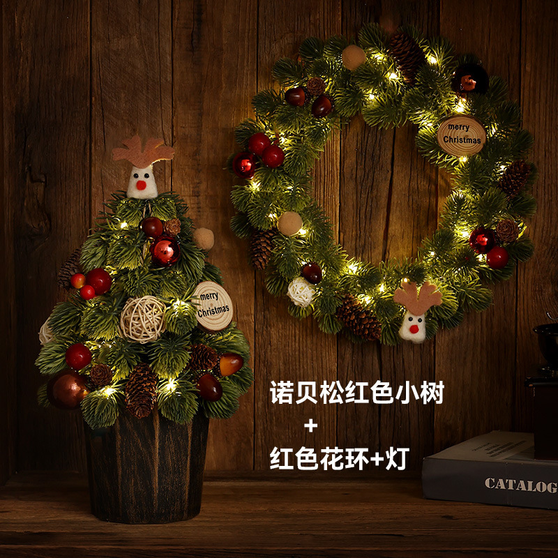 クリスマスデコレーション クリスマスリース 逆さ籐 松葉 松ぼっくり リボン 花輪 クリスマスペンダント 小さなペンダント|undefined
