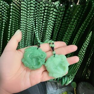 Bite Money Pixiu Laughing Buddha Pixiu Guanyin God of Wealth Lucky Necklace Woolen Chain Pendant Pendant Scenic Jewelry Gift