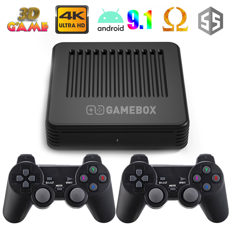 新款G11 GAMEBOX双系统安卓无线游戏机PSP街机家用复古游戏机跨境