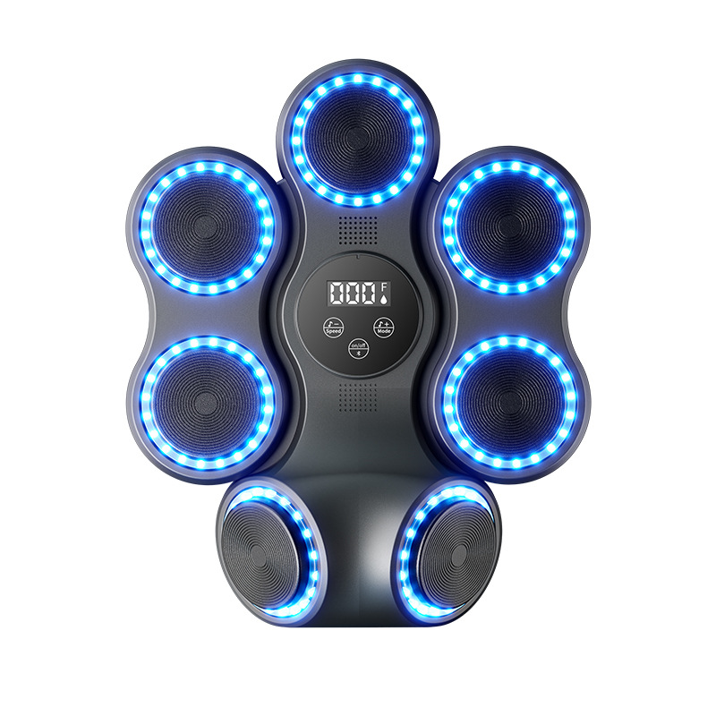 Sınır ötesi yükseltilmiş Bluetooth müzikli boks hedefi boks makinesi ev fitness ekipmanı boks duvar hedefi boks antrenman ekipmanı