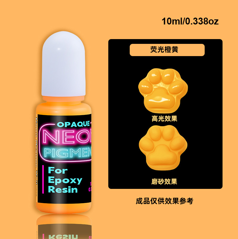 Lucky Qi manufacturer dropper fluorescent colorant crystal dropper DIY oil-based colorant epoxy resi