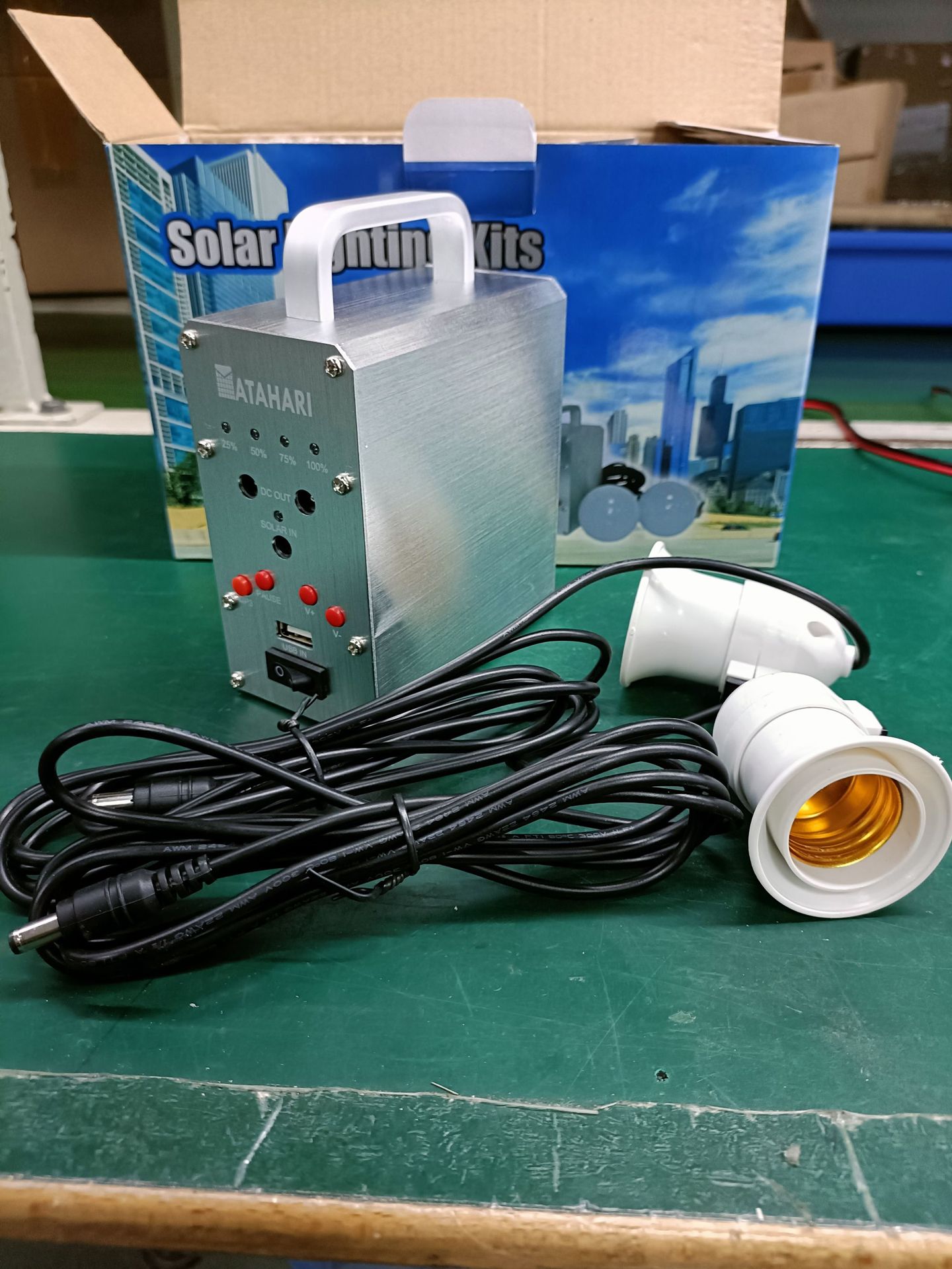 太阳能直流发电LED灯照明系统