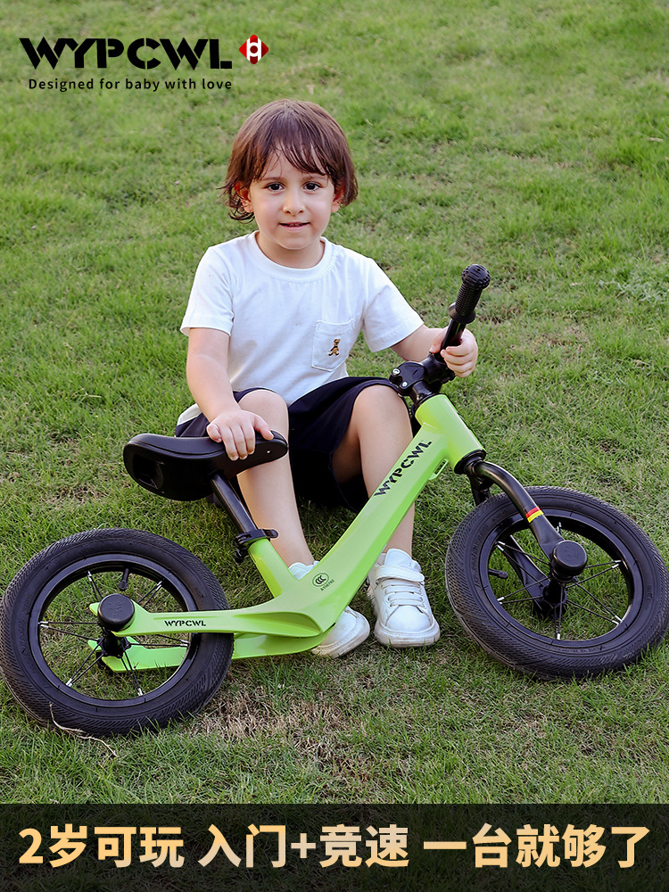 W02 scooter de equilibrio para niños 2-10 años, scooter para bebés, bicicleta sin pedales, scooter