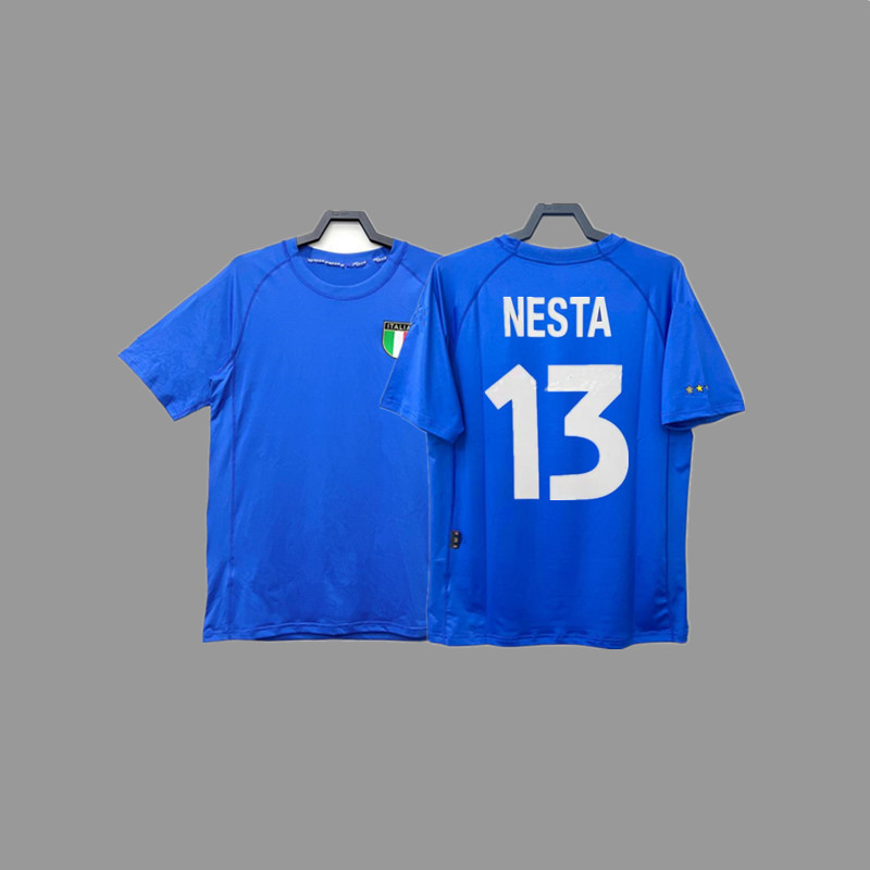 レトロジャージサッカーユニフォームイタリアユニフォームマルディーニバッジョピエロトッティカンナバロジャージ|undefined