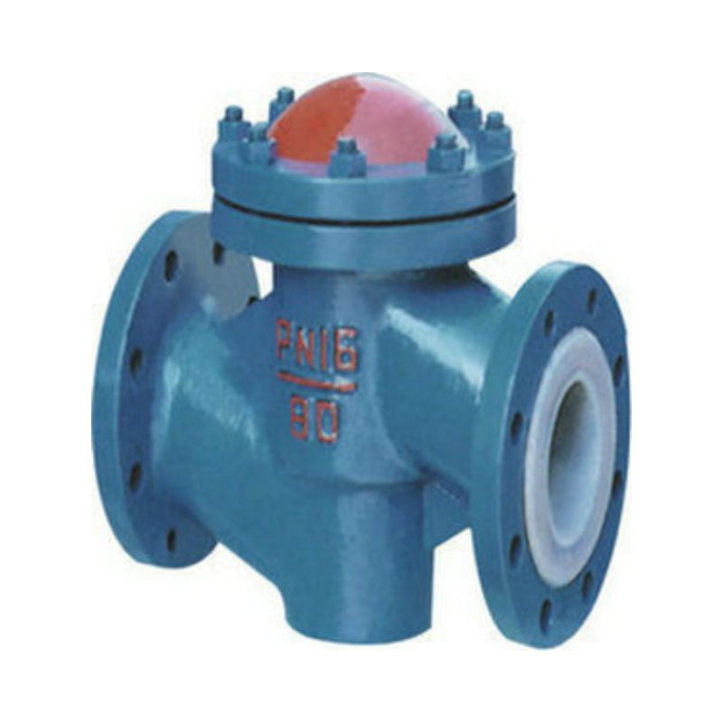 销售 H41F46-10C DN150 铸钢衬氟升降式逆止阀