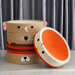Cat grass sword sisal cat scratch board nest pet cat supplies cat scratch bowl round cat scratch mat sisal cat scratch mat cat nest