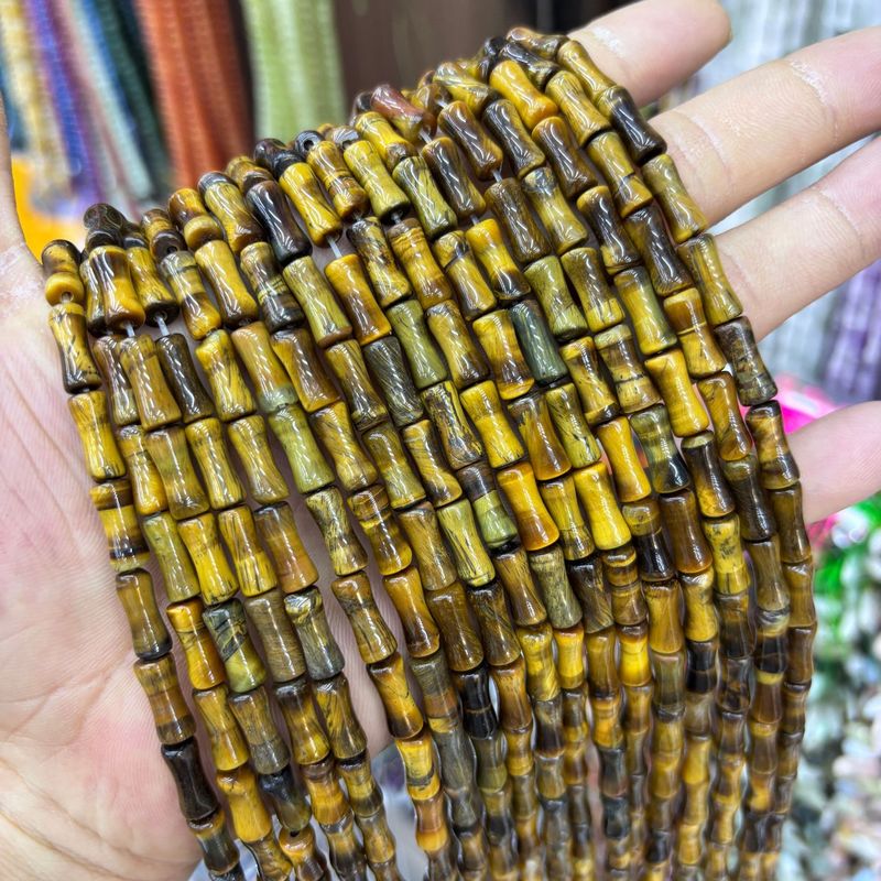 5 × 12 ミリメートル天然石竹ビーズルースビーズシリーズ DIY ブレスレットネックレスジュエリーアクセサリー半完成ビーズ卸売|undefined