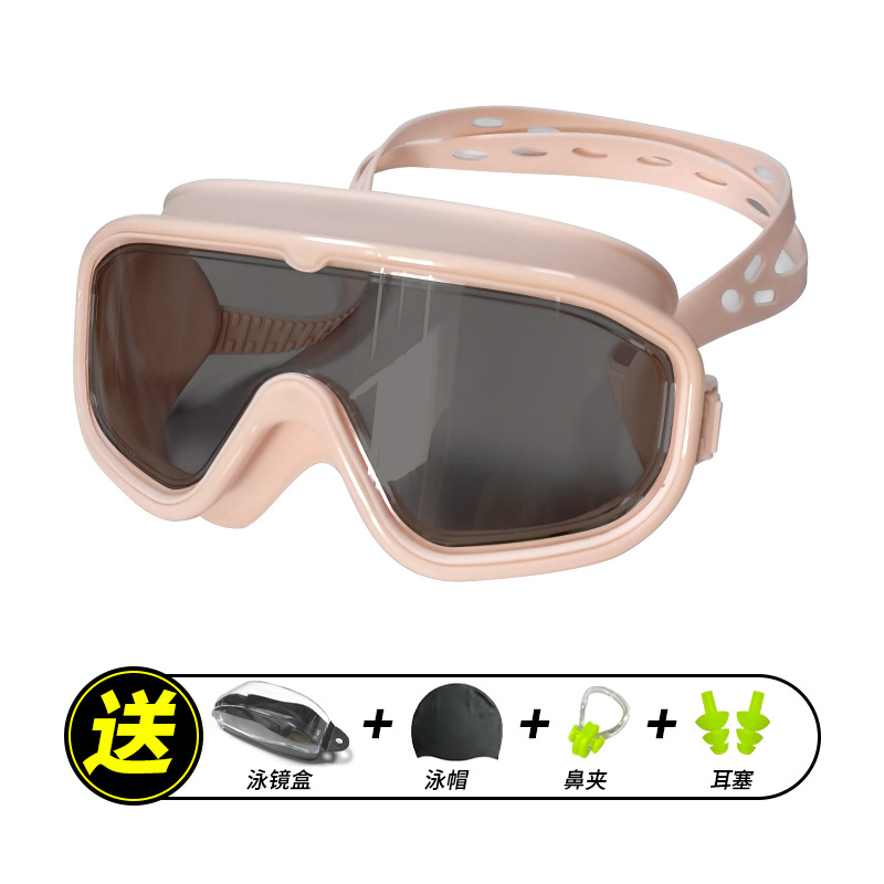 Set de Gafas de Natación para Adulto de PC Impermeable y Antivaho para Natación