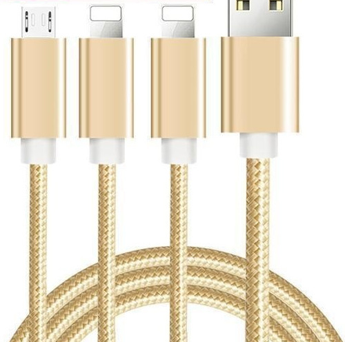 Apple Android Type-C 携帯電話に適した 1 対 5 織りデータ ケーブル 5 イン 1 高速充電マルチヘッド充電ケーブル|undefined