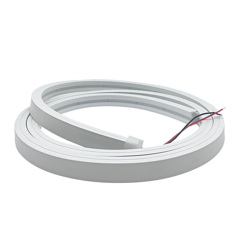 LED side bend 1018 neon light with milky white sleeve flexible light bar advertising engineering against outdoor neon lights