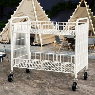 Amusement Park Foldable Special Night Market Mobile Food Car Stall Trolley Market Park Wheeled Stall Outdoor