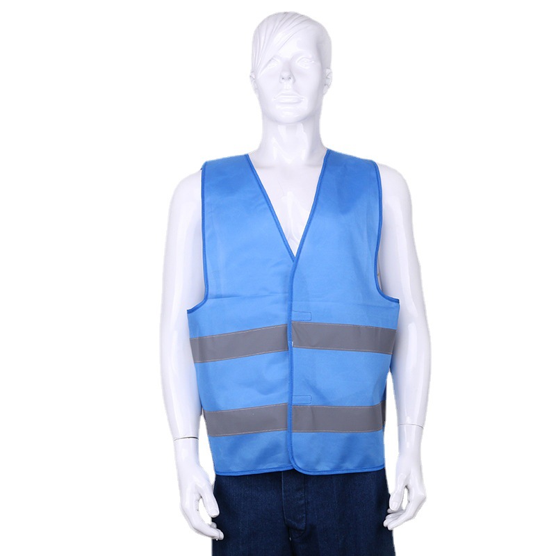 Chaleco de ropa de trabajo reflectante impreso Chaleco de herramientas de saneamiento de seguridad reflectante de servicio nocturno chaleco reflectante