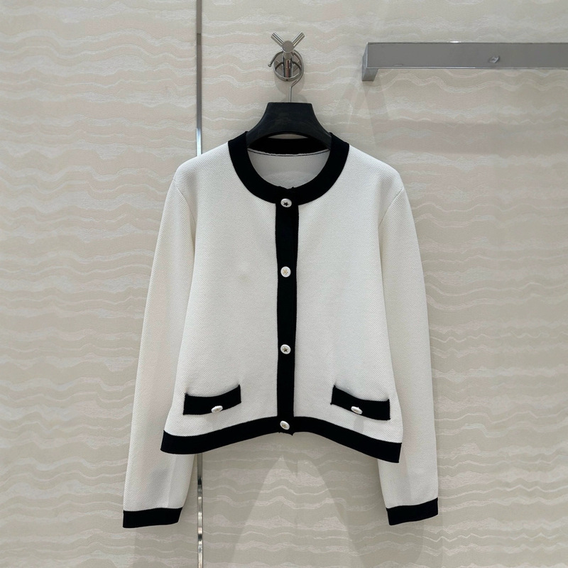 竿品25春夏新作重工珠片衝突色透かしスパンコールカシミヤプルオーバー長袖ニットセーター女|undefined