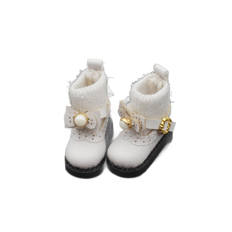 OB11 muñeca ropa DOD muñeca zapatos hermoso nudo cerdo muñeca botas 12 puntos bjd GSC mini arco del grano botas